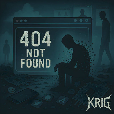 Krig — okładka singla 404 Not Found