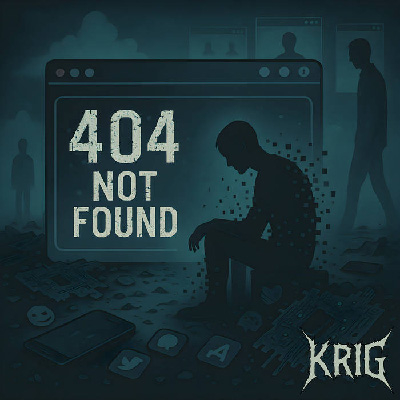 Krig – „404 Not Found”. Ciężki, glitchowy manifest przeciw duchowej pustce ery online.